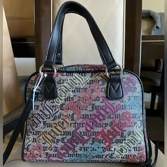 Juicy Couture Lock N Chain Satchel Handbag - Picture 5 of 11